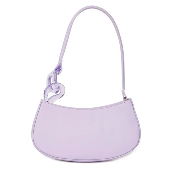 NOBO Lavender Top Zip Shoulder Bag, NWT - Picture 7 of 9